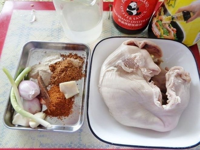 nguyên liệu luộc dạ dày