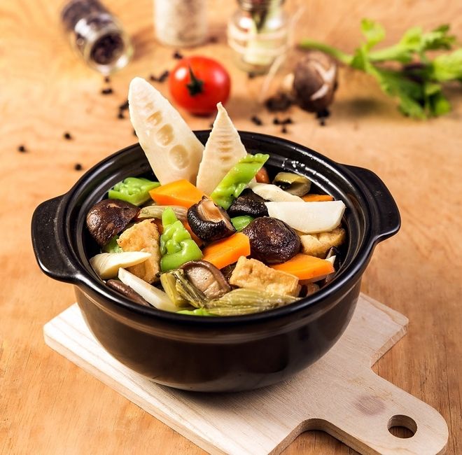 rau củ kho thập cẩm