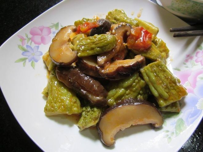 khổ qua kho chay