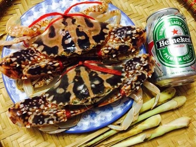 nguyên liệu luộc ghẹ