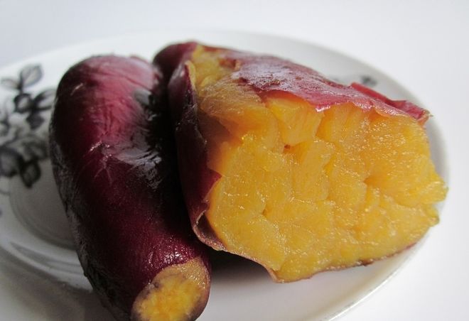 cách luộc khoai lang mật thông thường