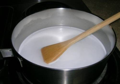 đun nước cốt dừa
