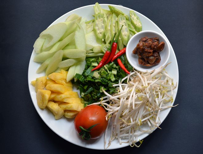 nguyên liệu canh chua cá
