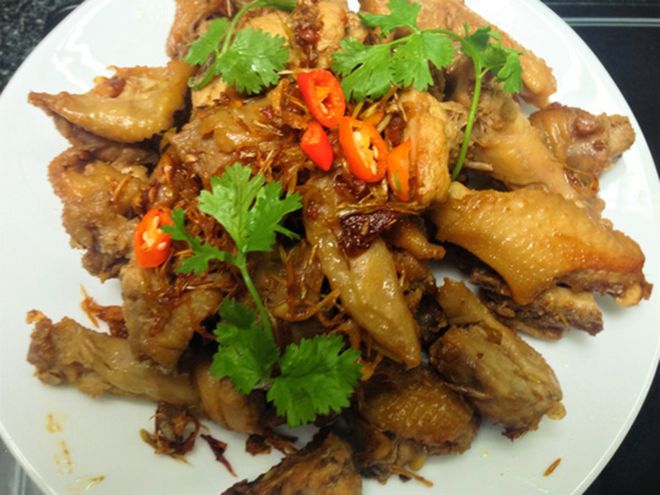gà rang thơm ngon