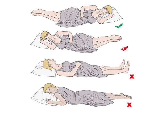 tư thế ngủ khi mang thai