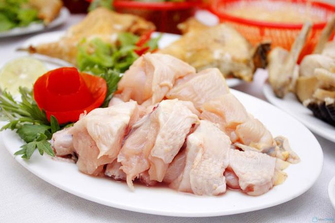 chặt thịt gà