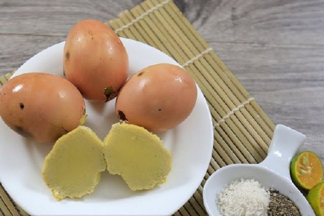 món trứng gà nướng