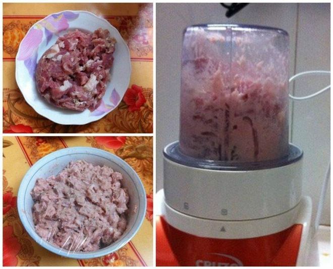 ướp và xay thịt cá làm chả