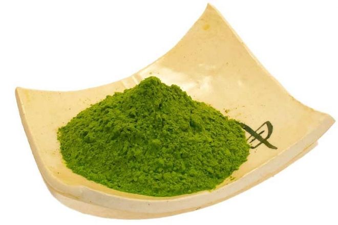 bột chè xanh chế biến hiện đại