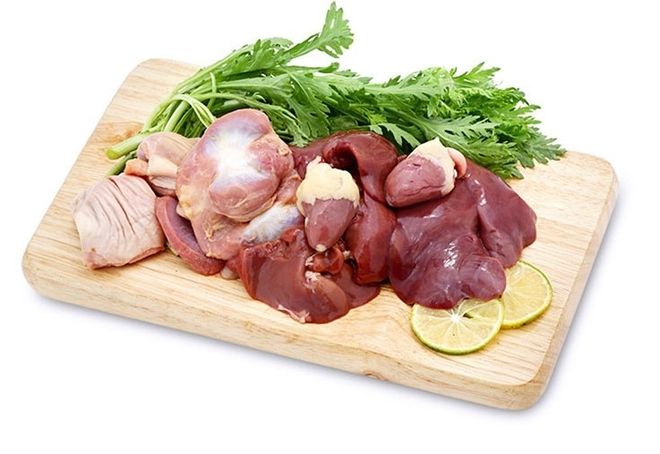 nguyên liệu cho bún khô xào lòng gà