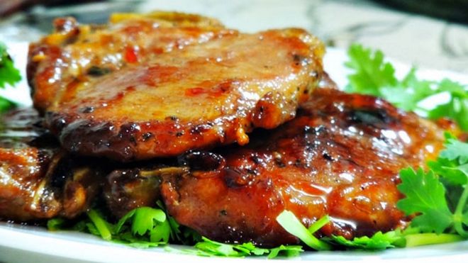cách rim sườn cốt lết ngon