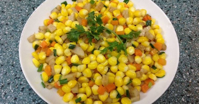 bắp xào thập cẩm