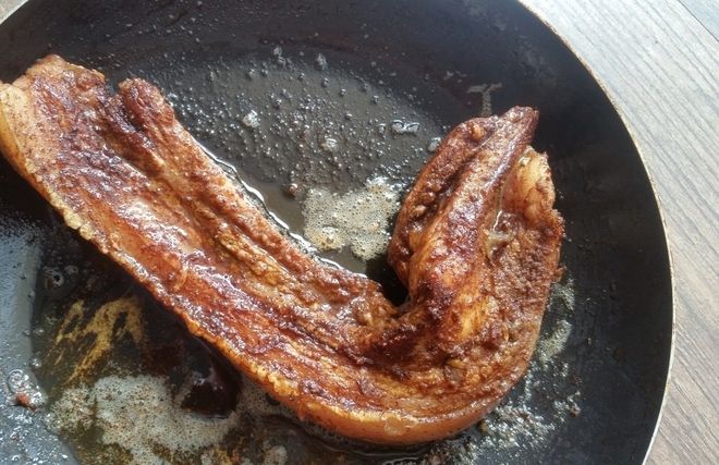 rán vàng 2 mặt thịt