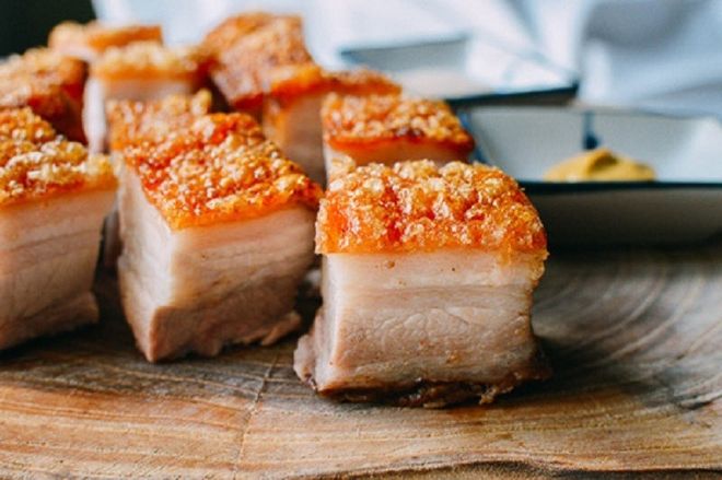 cách rán thịt ba chỉ giòn