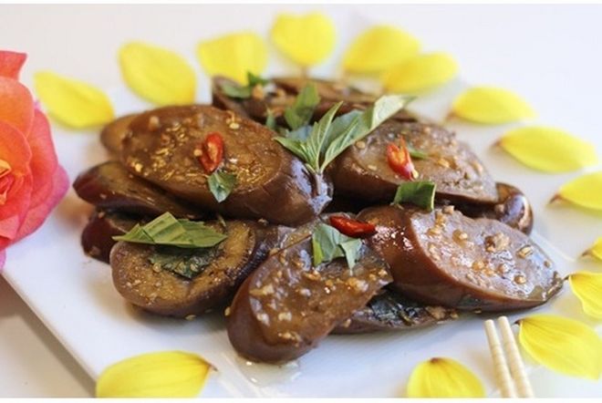 cà tím xào tỏi
