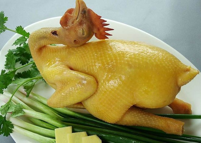 món gà luộc