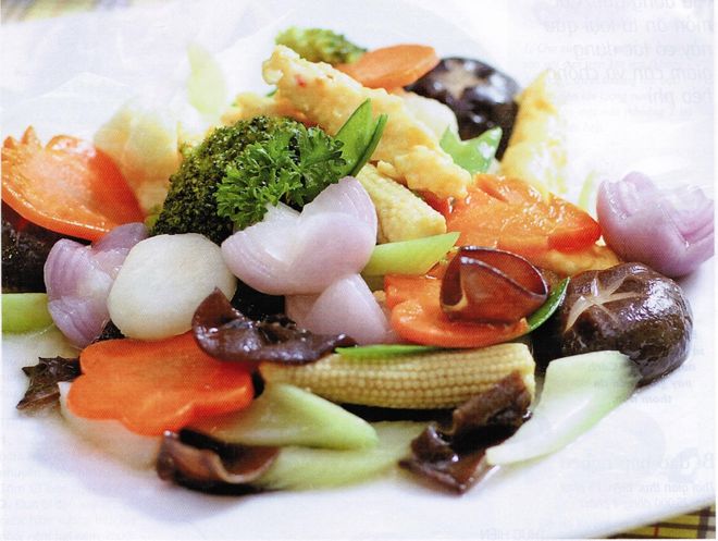 rau xào thập cẩm