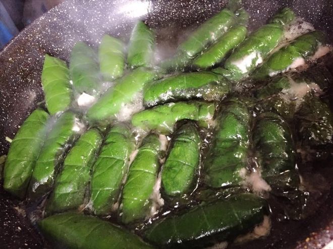 chiên chả ếch