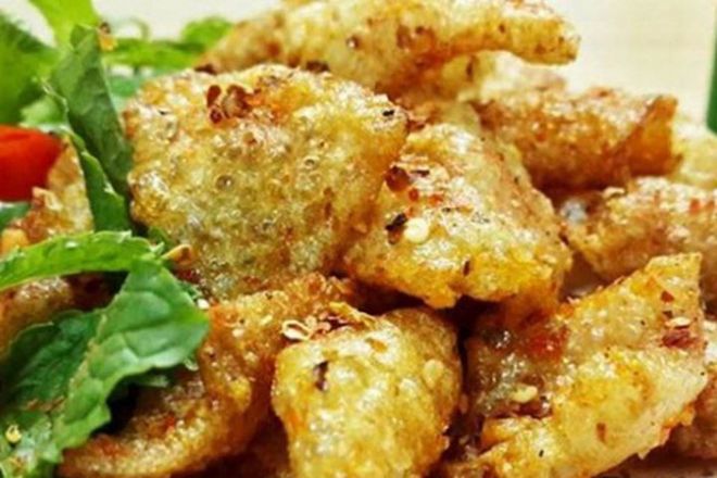 da heo chiên giòn hấp dẫn