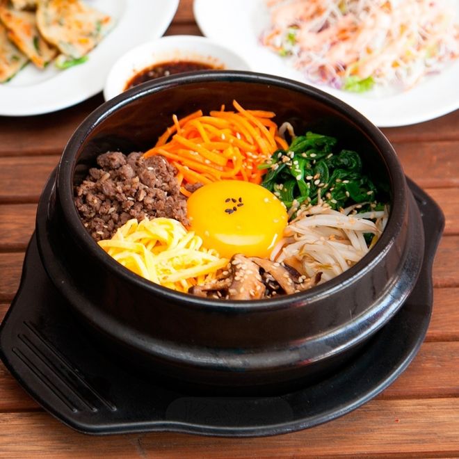 cách làm cơm trộn kim chi