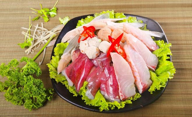 chọn nguyên liệu tươi ngon