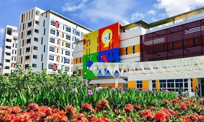 toàn cảnh bệnh viện nhi đồng thành phố