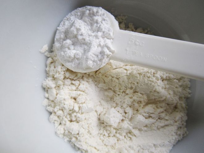 bột nếp sau khi xay