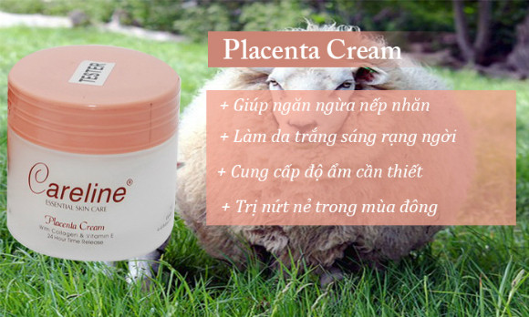 công dụng kem nhau thai cừu