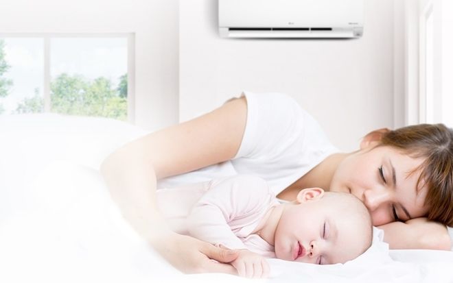 viêm đường hô hấp trên ở trẻ sơ sinh do nằm điều hòa