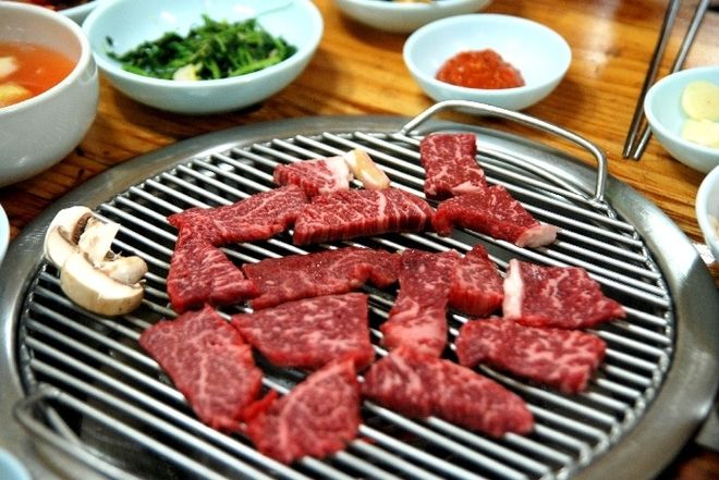 nướng thịt bò