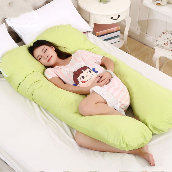 gối chữ U cho bà bầu