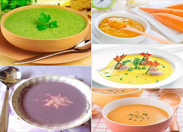 một số món bột ăn dặm cho bé