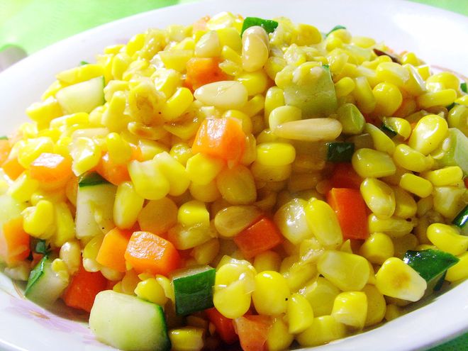 bắp xào thập cẩm