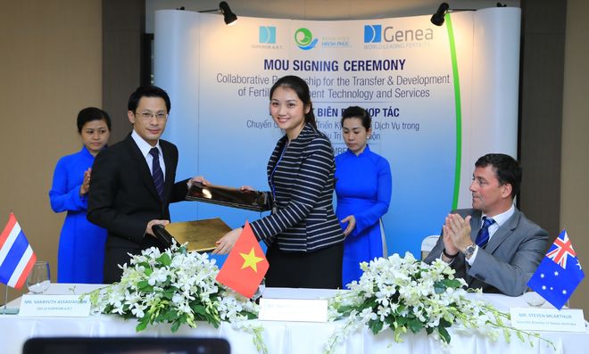 bệnh viện quốc tế Hạnh Phúc đã hợp tác với Genea,