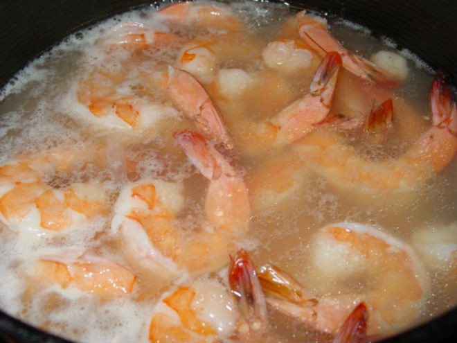 nước luộc tôm