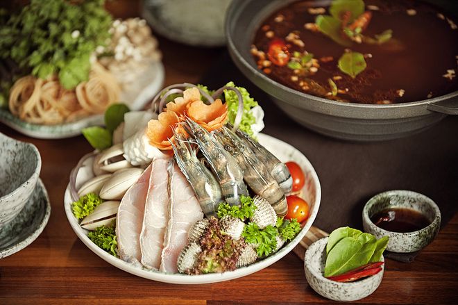 lẩu hải sản tươi ngon