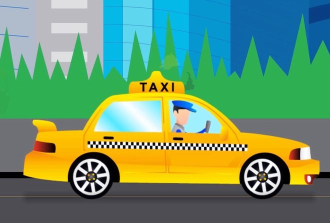 hình ảnh xe taxi