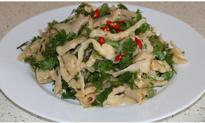 nộm chân gà rút xương