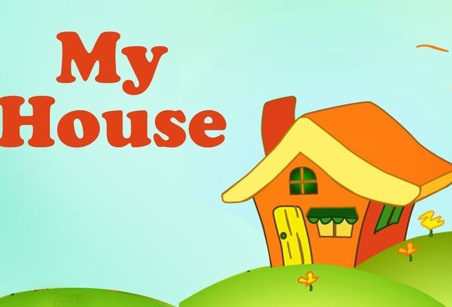 hình ảnh ngôi nhà dạy bé