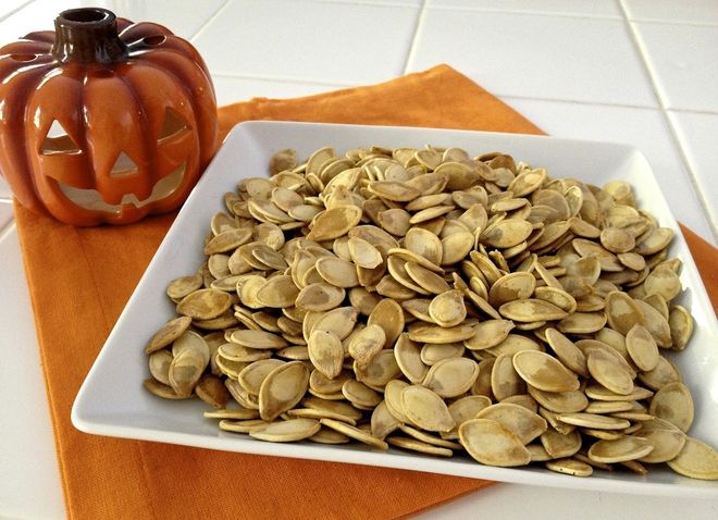 hạt bí ngô giúp nhuận tràng, giàm mệt mỏi cho mẹ bầu