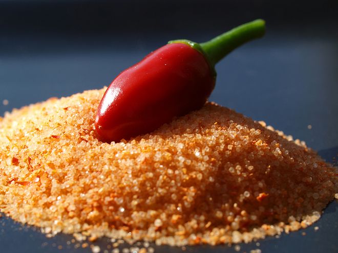 cách làm muối ớt chấm hoa quả