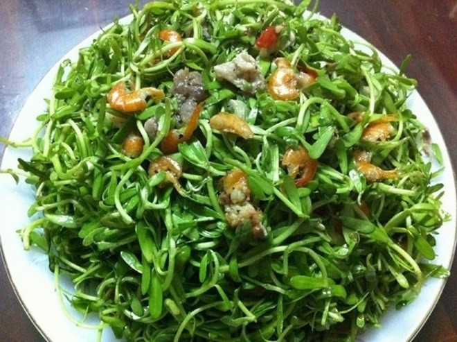 rau đắng biển xào