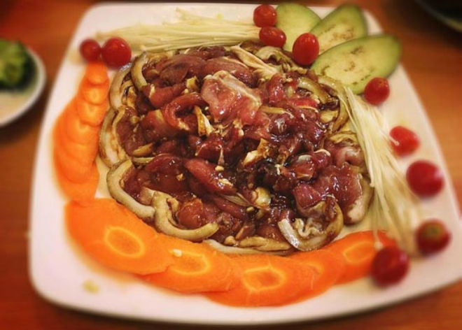 thịt bò ướp