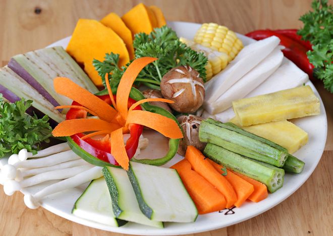 rau củ nướng