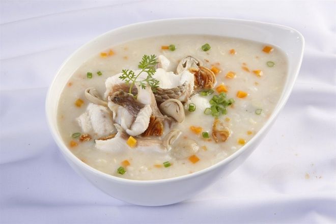 cháo trứng gà cà rốt
