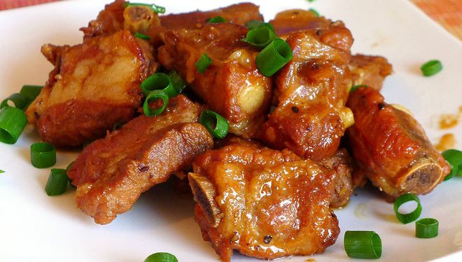 sườn xào chua ngọt thơm ngon