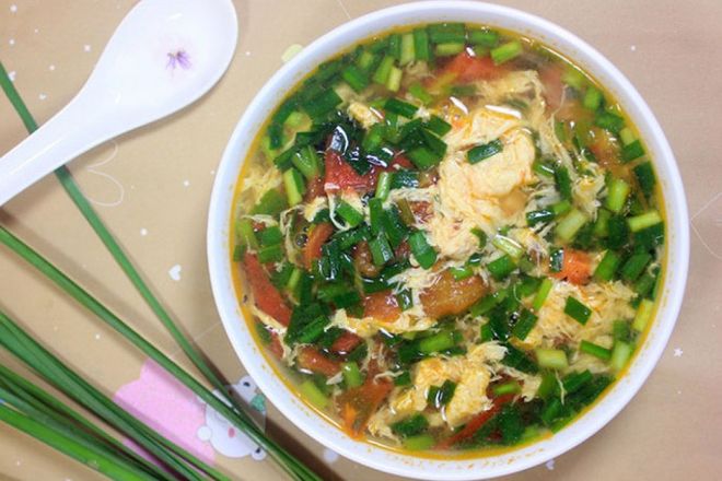 canh trứng