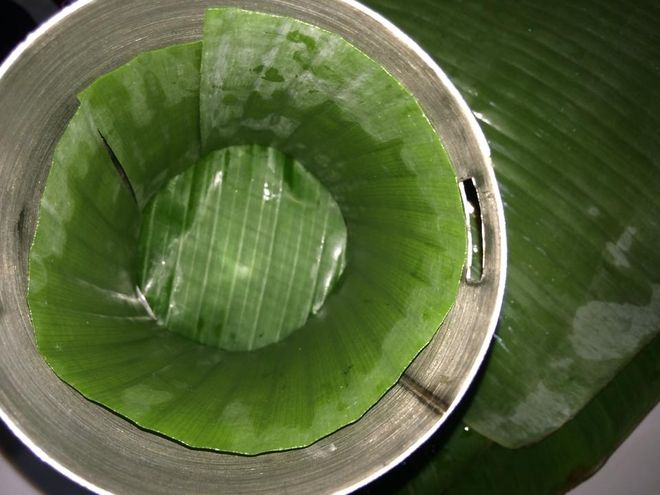 lót lá chuối