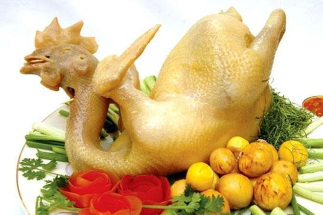 cách luộc gà cúng