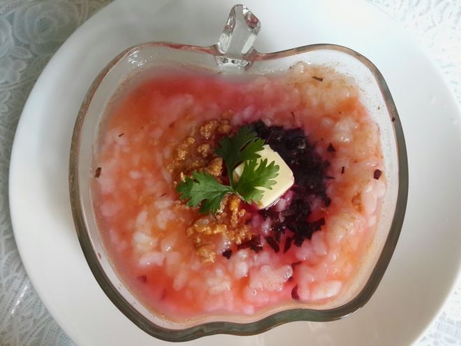 cháo thịt bò phô mai